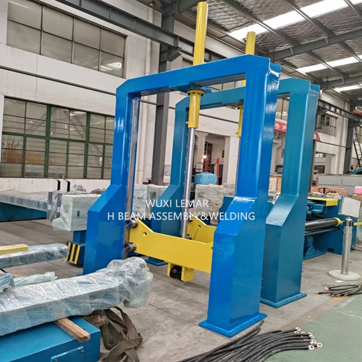 PEB Beams automatic web flange assembly machine PEB Beams automatic web flange assembly machine
